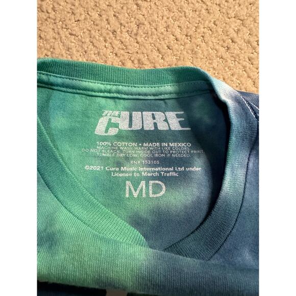 NWOT Hot Topic The Cure Portrait Tie Dye Tee - Picture 4 of 4